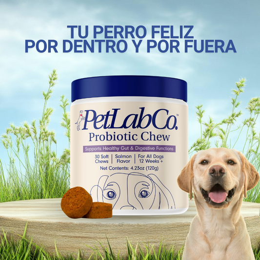 PetLab Co.® | Con Complejo Probiótico y Nutrientes Funcionales para Perros Sanos y Activos